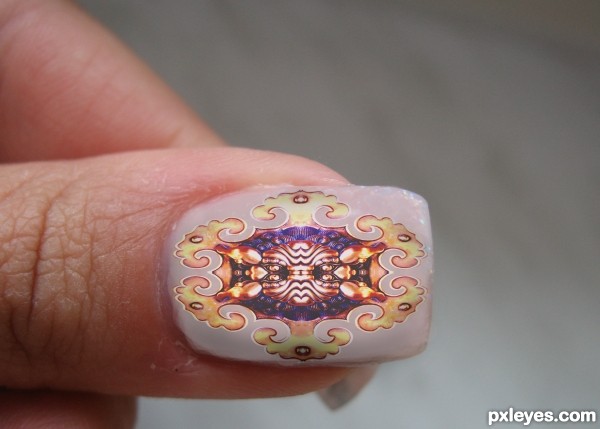 Creation of Nail art: Final Result